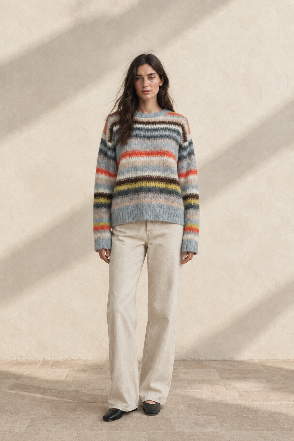 M Missoni Alpaca Blend Striped Knit