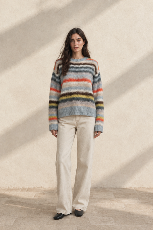 M Missoni Alpaca Blend Striped Knit
