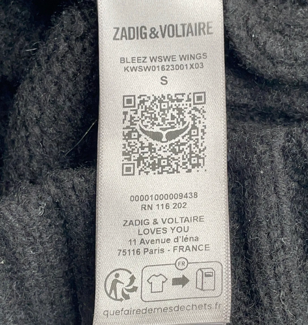 Zadig & Voltaire Wool & Cashmere Wing Sweater