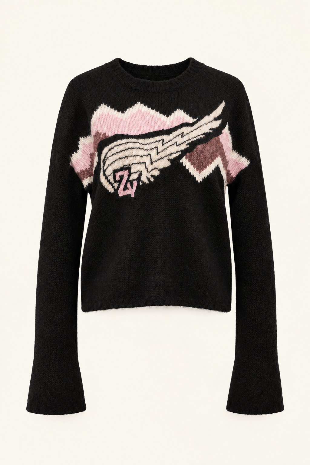 Zadig & Voltaire Wool & Cashmere Wing Sweater