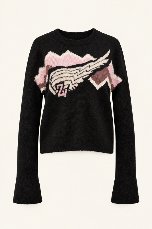 Zadig & Voltaire Wool & Cashmere Wing Sweater