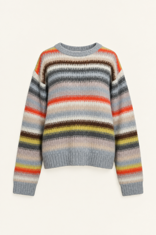 M Missoni Alpaca Blend Striped Knit