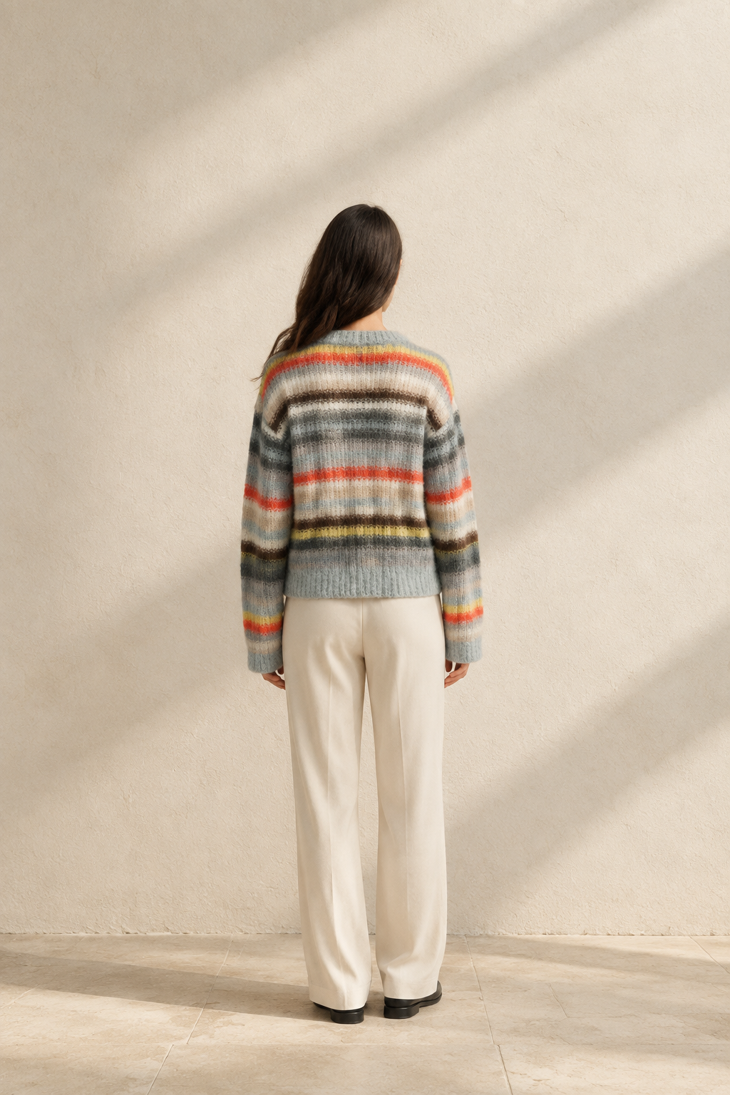 M Missoni Alpaca Blend Striped Knit