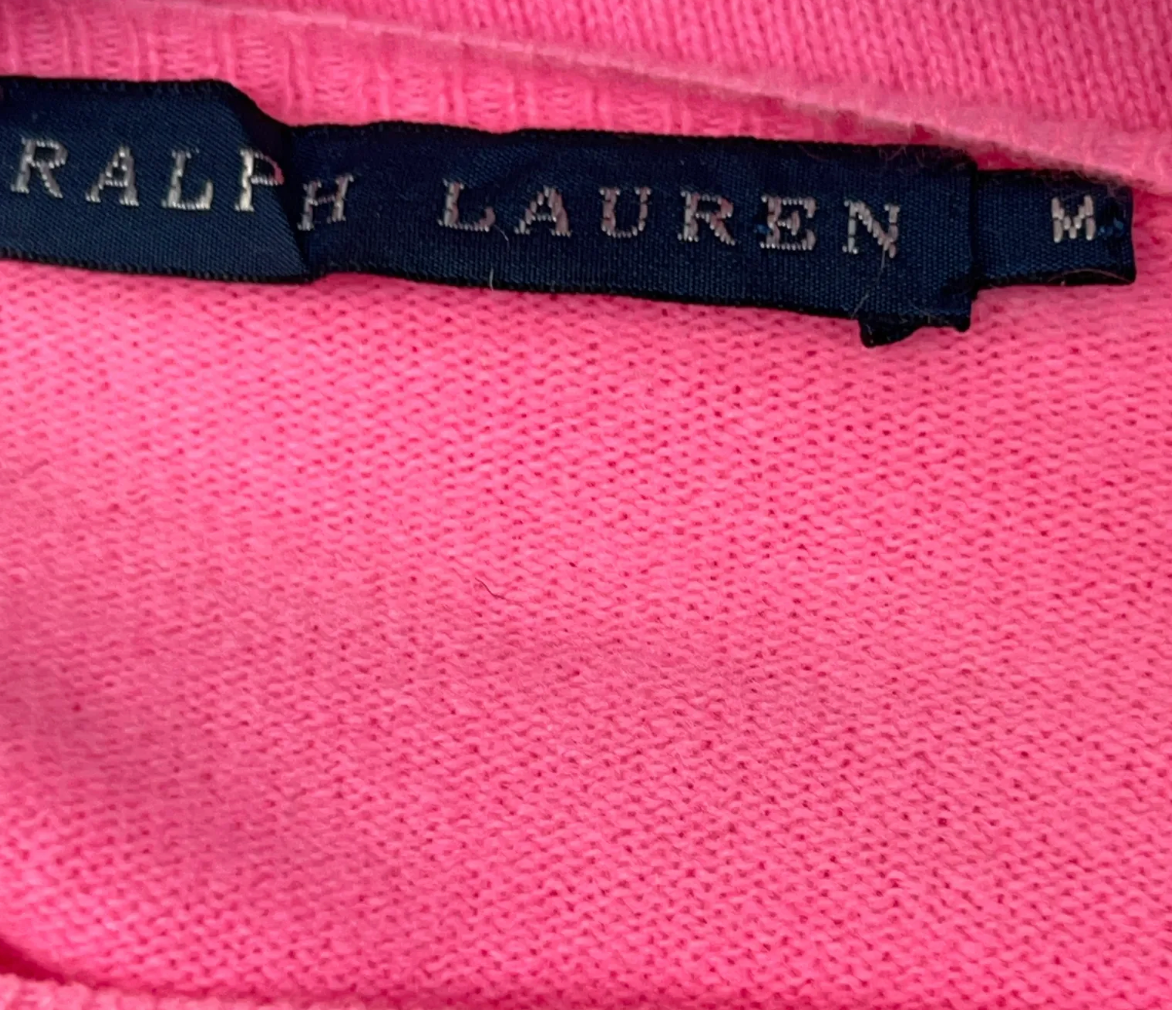 Ralph Lauren Pink Cashmere Crewneck